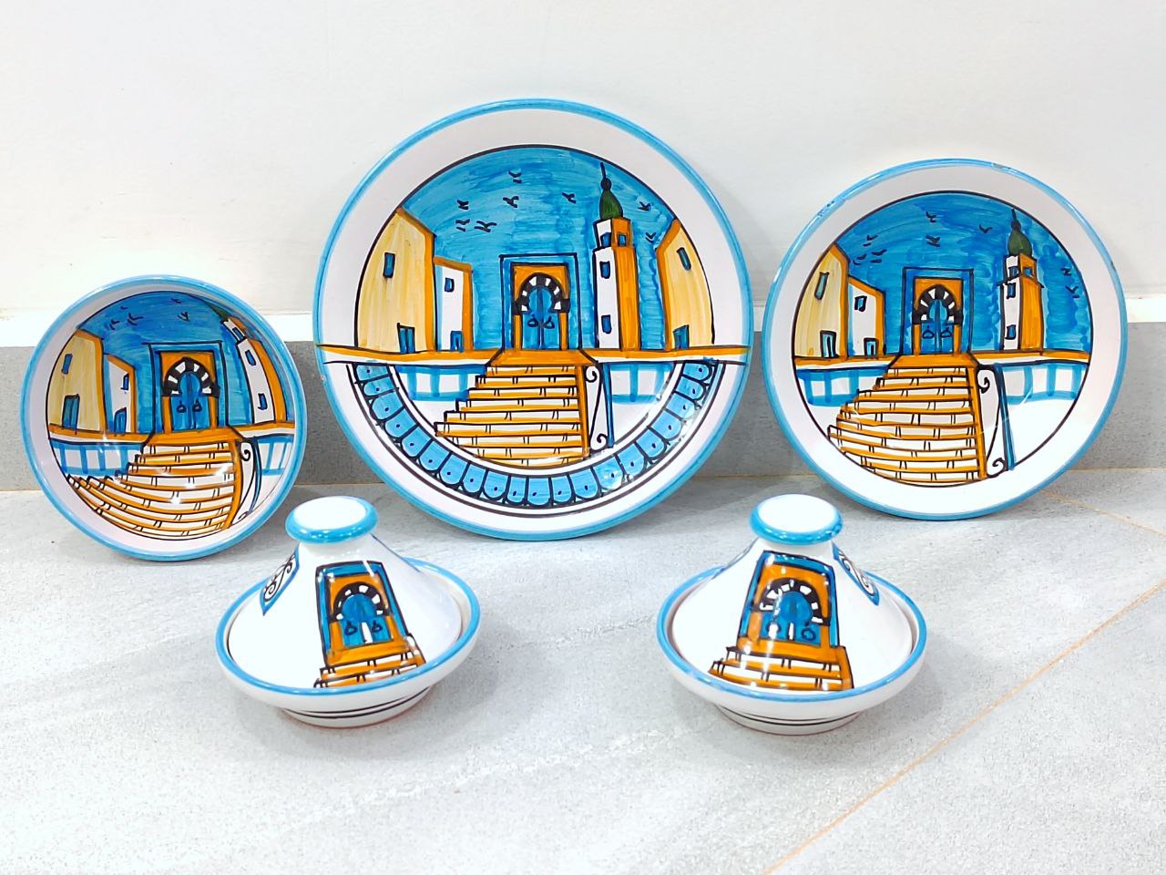 service de table Porte Bleue