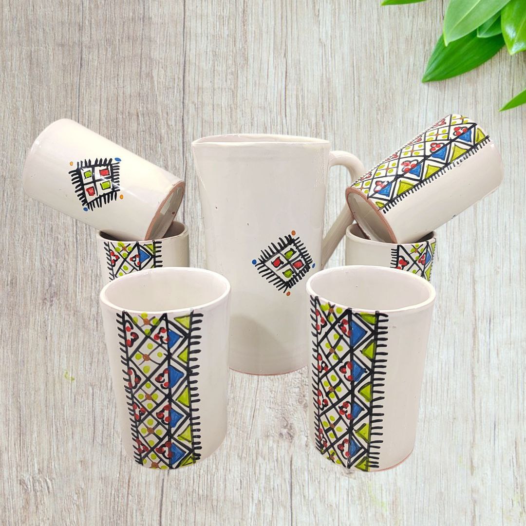 service de table tapis vert