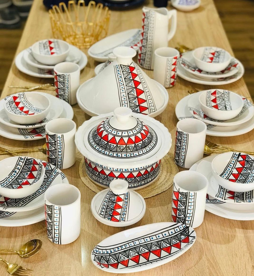 service de table fer forge