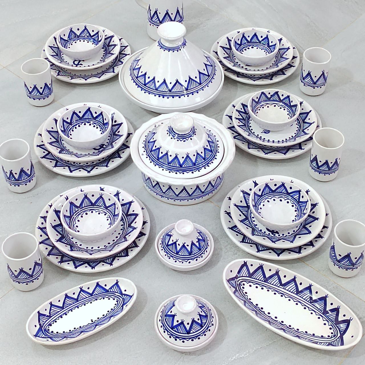 service de table Quatre Saisons