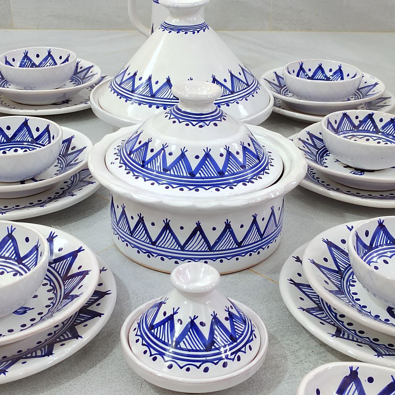 service de table Quatre Saisons