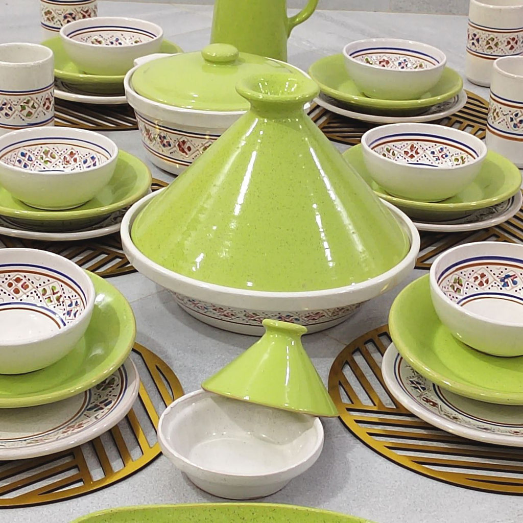 service de table grattage 46 pieces